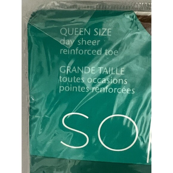 Pantyhose Sophi Sophisticated Miss Queen Size Grande Beige Sheer Reinforced Toe - Picture 4 of 6